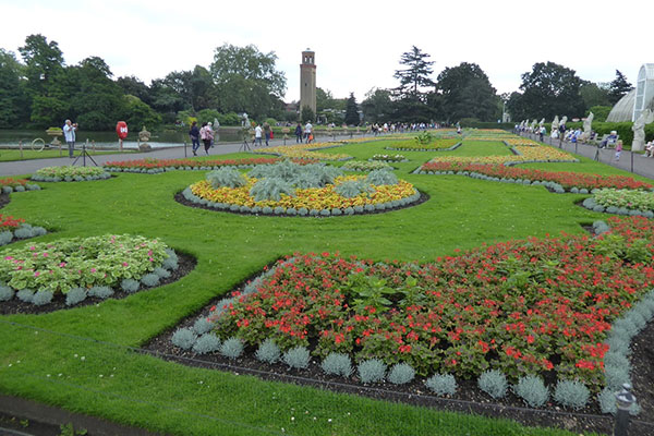 Kew Gardens flower bed
